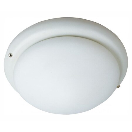 Maxim One Light Oil Rubbed Bronze White Glass Fan Light Kit FKT206OI